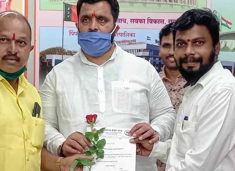 भाजपच्या कामगार आघाडी सरचिटणीस पदी किशोर हातागळे यांची नियुक्ती...
