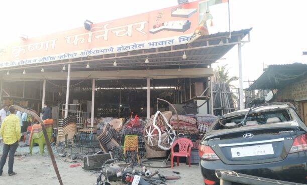 पुनावळेत विचित्र अपघात..
