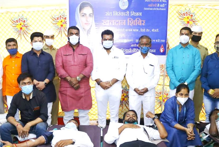 संत निरंकारी मिशन आयोजित रक्तदान शिबिरामध्ये २२७ अनुयायांचे रक्तदान..