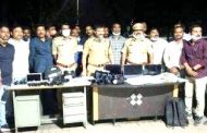 भारत विरुद्ध इंग्लड सामन्यावर सट्टा घेणाऱ्या व लावणाऱ्या ३३ बुकींना बेड्या..