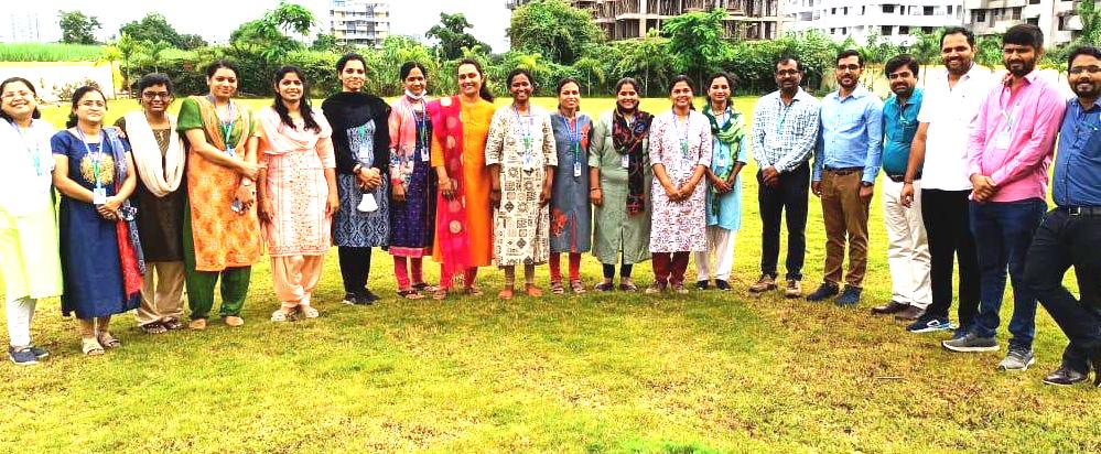 एस बी पाटील ज्यु कॉलेज मध्ये राष्ट्रीय क्रीडा दिन मोठया उत्साहात साजरा...