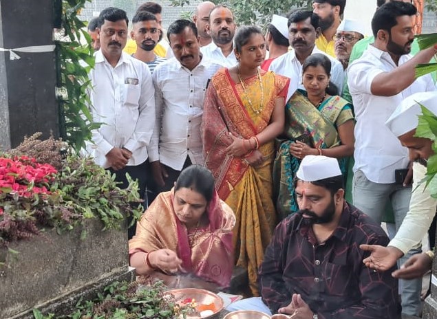 आमदार लांडगेंचा वाढदिनी पहिला मुजरा धर्मवीर संभाजी राजांना..!