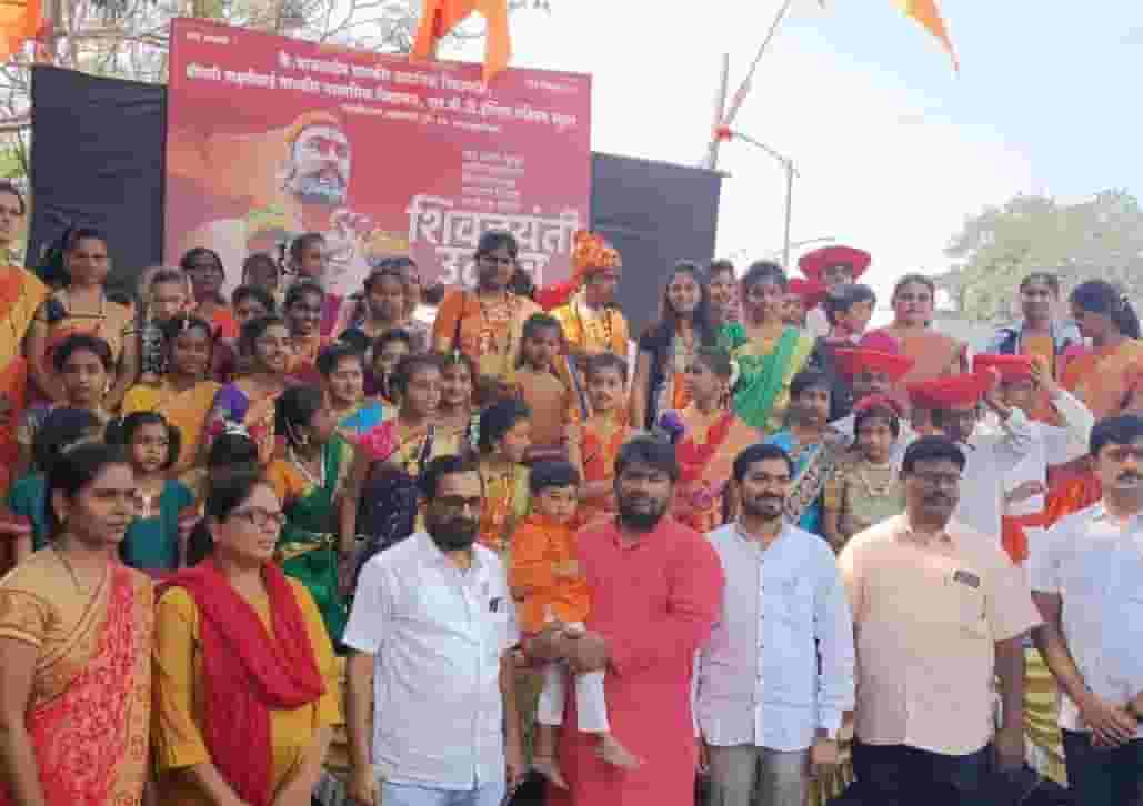 काळेवाडीत तापकीर शाळेच्या वतीने “शिवजयंती उत्साहात साजरी...