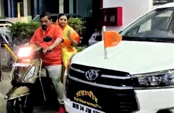 सत्ताधाऱ्यांची पालिकेतील मुदत संपल्याने महापौर माई ढोरे यांचे वाहन सरकारजमा...