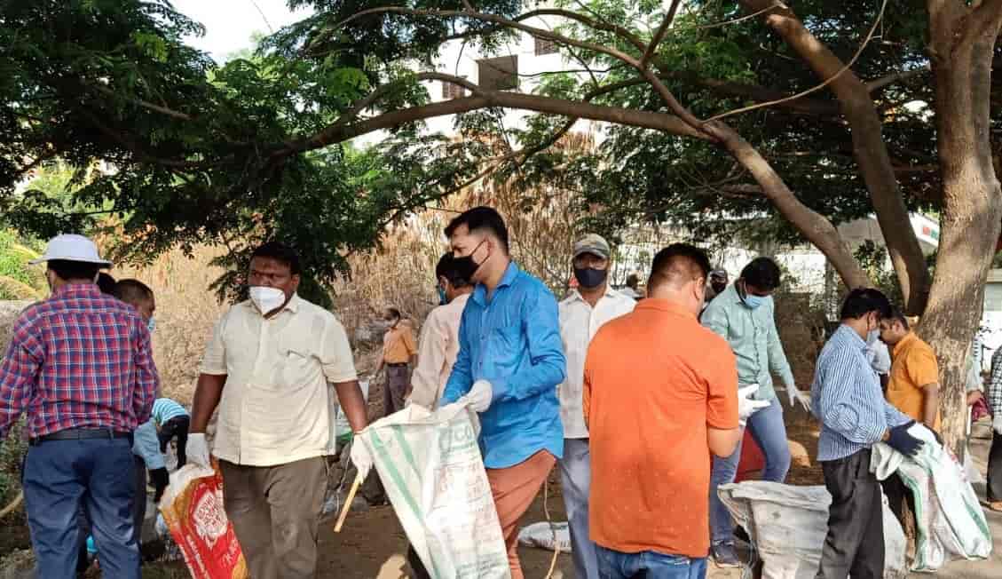 पालिकेच्या स्वच्छता मोहिमेत सामजिक संस्थांचा सहभाग..