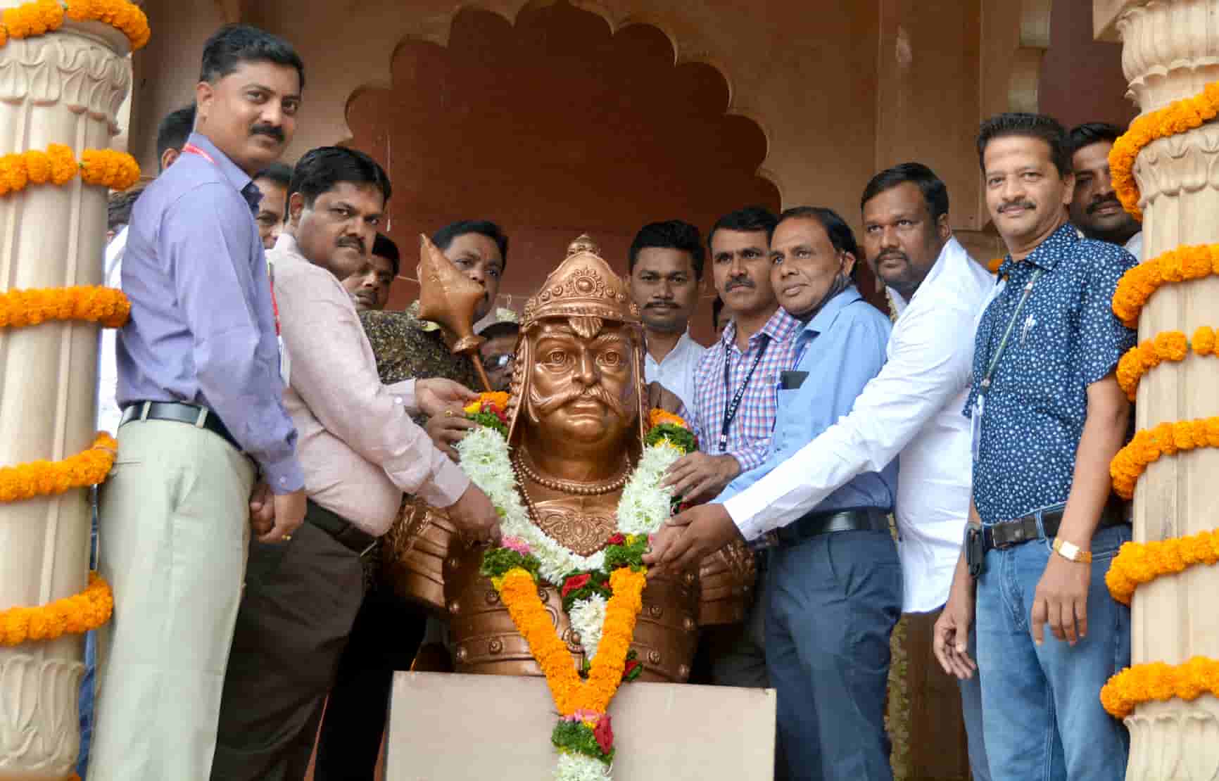 पालिकेच्या वतीने महाराणा प्रतापसिंह यांची जयंती मोठ्या उत्साहात साजरी...