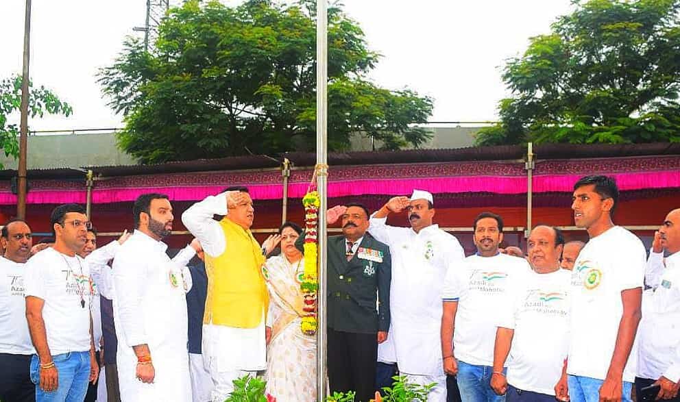 श्री अग्रसेन ट्रस्टच्या वतीने स्वातंत्र्याचा अमृत महोत्सव उत्साहात साजरा...