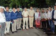 पोलीस मित्रांच्या मदतीने गणेश विसर्जन सोहळ्याची सांगता..