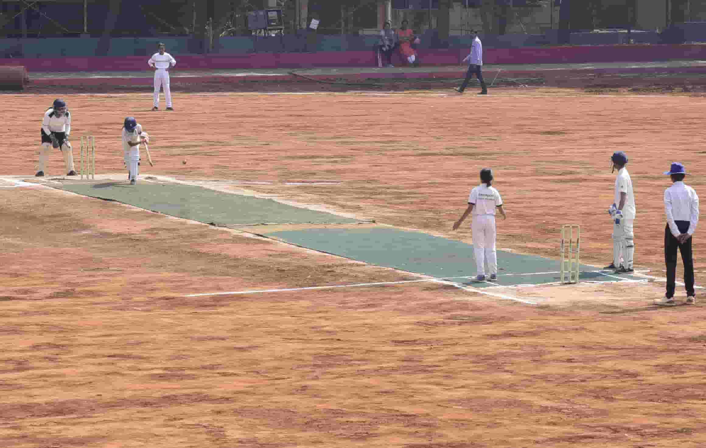 जय हिंद हायस्कूलचा जिल्हास्तरीय क्रिकेट स्पर्धेत न्यु पुणे पब्लिक स्कूलवर दणदणीत विजय..