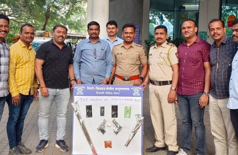 हिंजवडीतील पेट्रोल पंपावर दरोडा टाकण्याच्या तयारीतील आरोपी गजाआड...