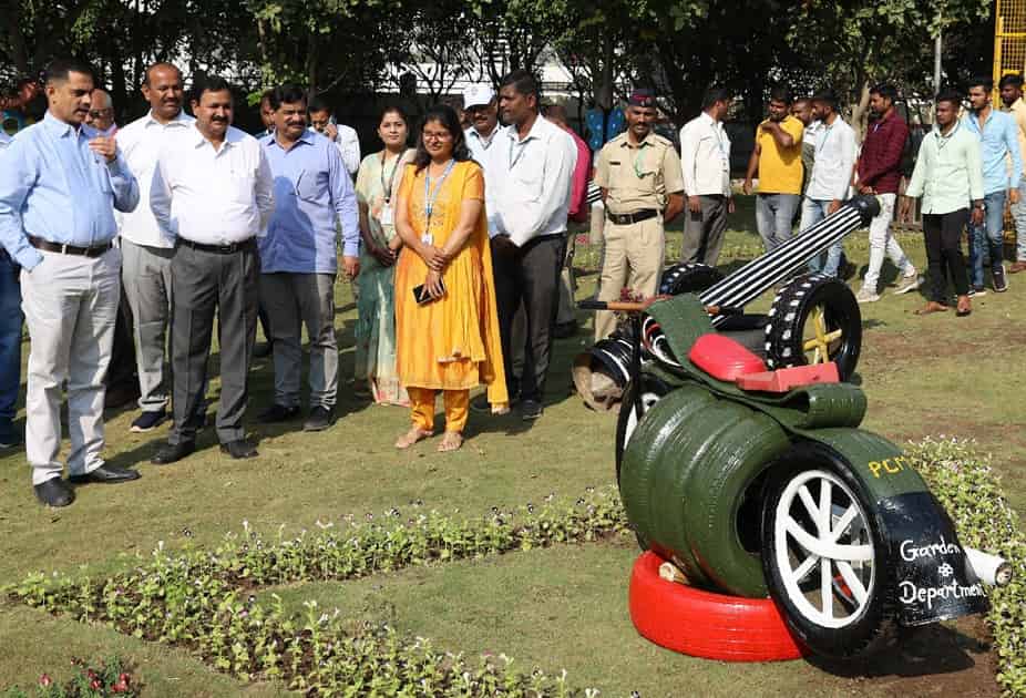 ‘रिड्यूस, रियुज अँड रिसायकल’ द्व्रारा पिंपळे निलखमध्ये साकारले “वेस्ट टू वंडर” मॉडेल..