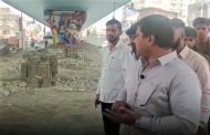 (व्हिडीओ) सत्ताधारी भाजपने शहरातील प्रशस्त रस्त्यांचे केले बोळकांड..