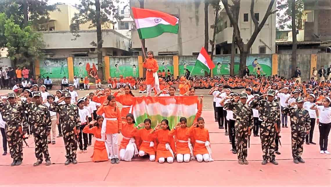 कै. श्री. भाऊसाहेब तापकीर प्राथमिक विद्यामंदिरात प्रजासत्ताक दिन उत्साहात साजरा..