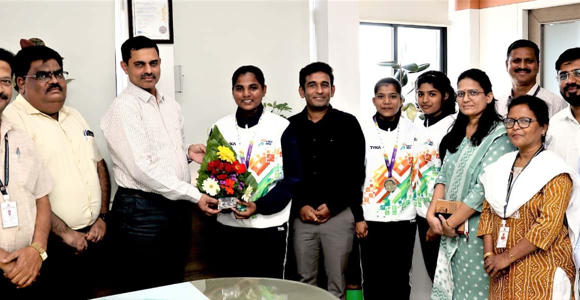 'खेलो इंडिया' राष्ट्रीय कबड्डी स्पर्धेसाठी पालिकेच्या कबड्डी संघातील मुलींची निवड...