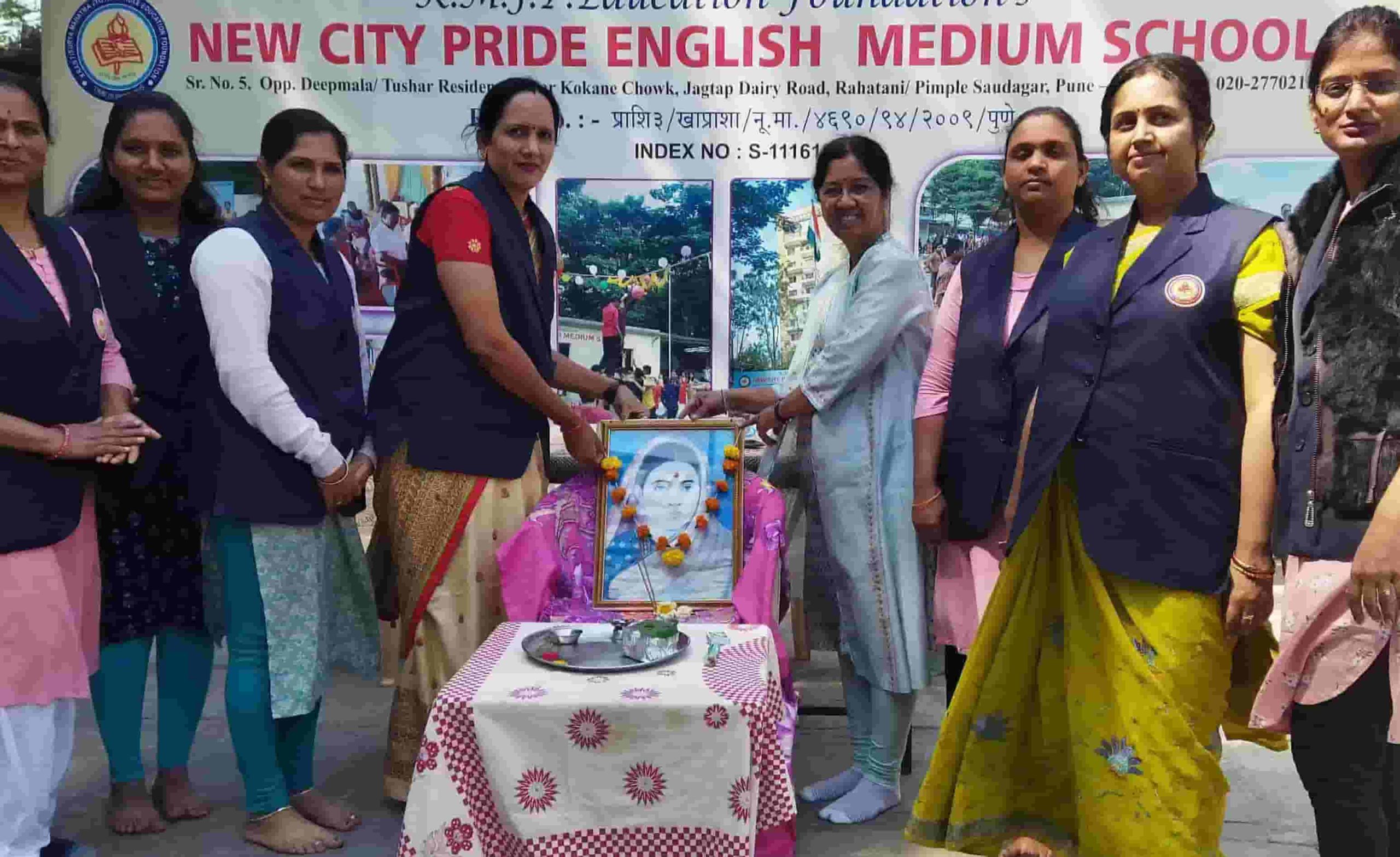 न्यू सिटी प्राईड इंग्लिश मिडियम स्कूलमध्ये रमाबाई आंबेडकर जयंती उत्साहात साजरी...