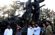 शिवजयंतीच्या पार्श्वभूमीवर पालिका अधिकाऱ्यांकडून भक्ती शक्ती परिसराची पाहणी...