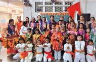 अरविंद एज्युकेशन सोसायटीत पोवाडे, नाटिका, नृत्य सादरीकरणाने शिवजयंती साजरी...