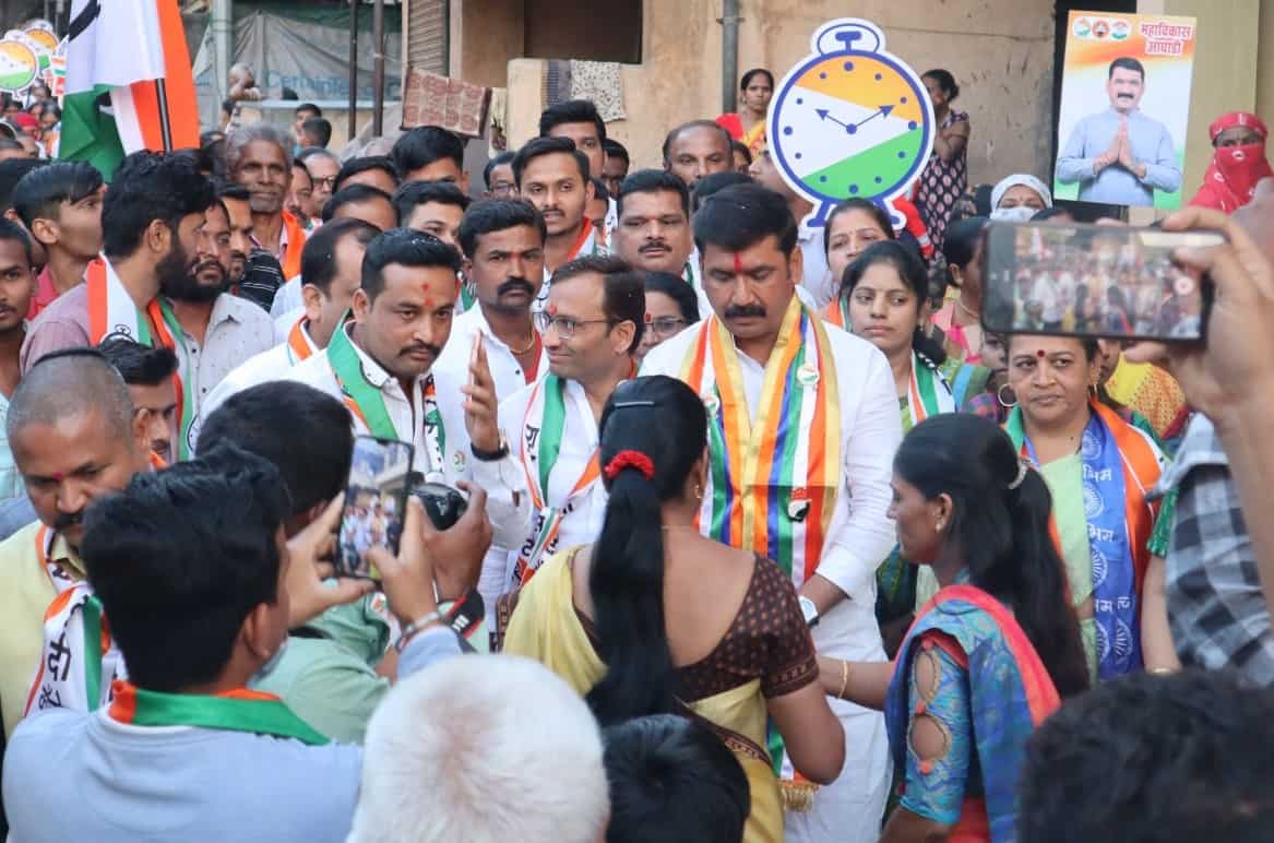 महाविकास आघाडीच्या नाना काटेंच्या प्रचाराचा धडाका अन विरोधकांना धडकी..