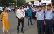 थेरगाव फाटा ते तापकीर चौक दरम्यान मतदान जनजागृती रॅली...