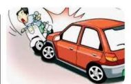 भरधाव जाणाऱ्या वाहनाला ओव्हरटेक करण्याच्या प्रयत्नात कारची स्कुटीला धडक..