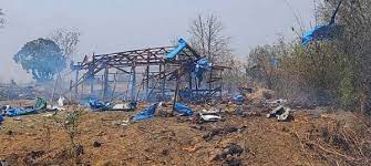 मान्यमार सैन्याची हुकुमशाही; एअर स्ट्राईकद्वारे लहान मुलांसह घेतला १०० लोकांचा जीव...