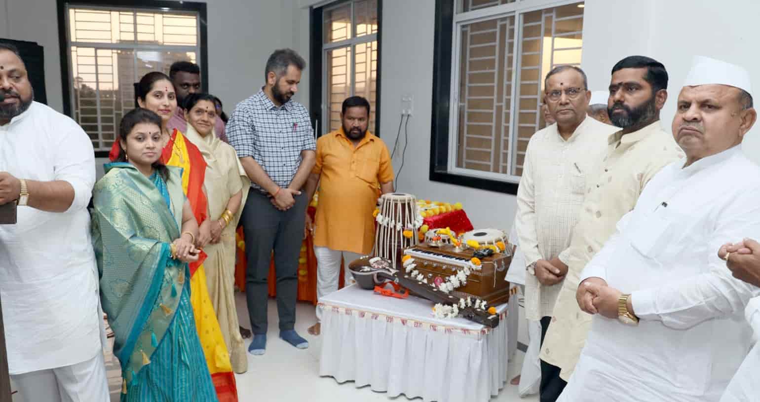 चिखलीतील संतपीठात 'मुक्त सांप्रदायिक संगीत शिक्षणा'चा उद्घाटन सोहळा संपन्न...