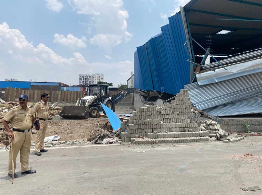 वाकड, काळेवाडी, कोकणे कॉर्नर, चिखली, कुदळवाडीतील अनधिकृत बांधकामांवर कारवाई...