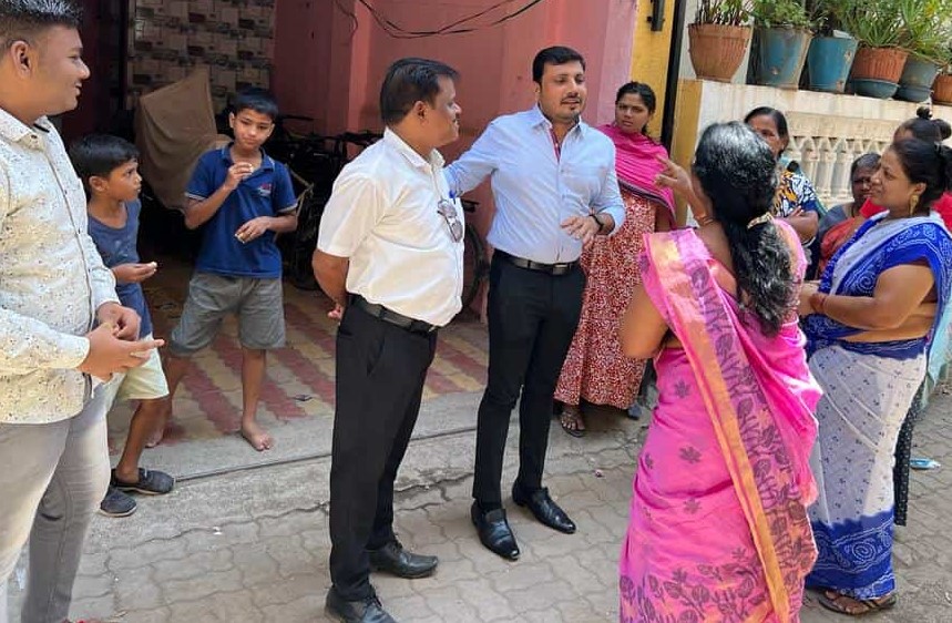 मा. नगरसेवक शत्रुघ्न काटे यांचा सोसायटी सभासदांशी संवाद...