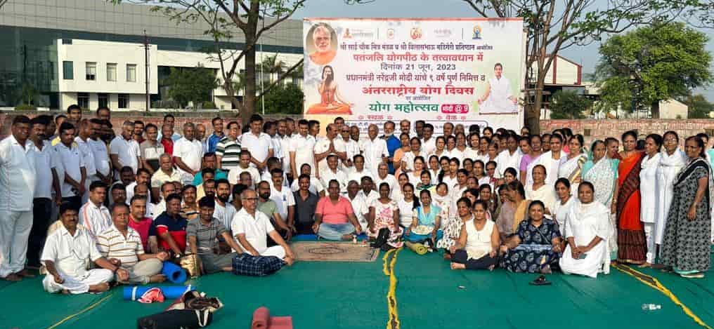 इंद्रायणीनगर योग महोत्सवात नागरिकांचा उत्स्फूर्त सहभाग..