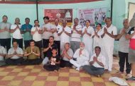 पतंजली योग व शहर भाजयुमोच्या वतीने इंद्रायणीनगरमध्ये योग शिबिर...