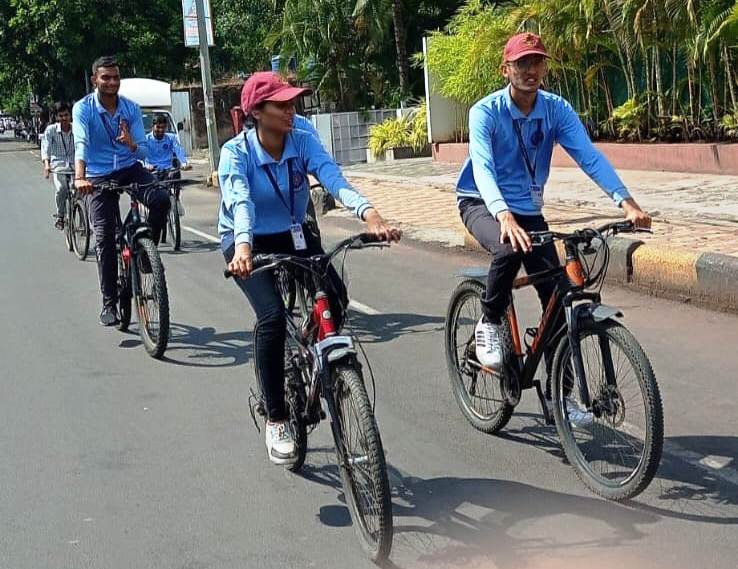 प्रतिभा महाविद्यालयात जागतिक सायकल आणि पर्यावरण दिन उत्साहात साजरा...