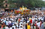 जगद्गुरु संत श्री तुकाराम महाराज परतीच्या पालखी सोहळ्याचे शहरात स्वागत...  