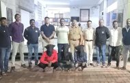रात्रीच्या वेळी दरोडा मारण्याच्या तयारीत असलेली टोळी जेरबंद..