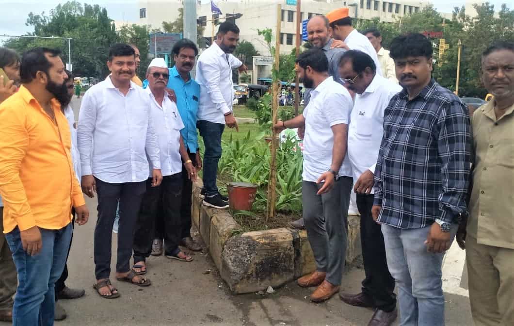 प्रभाग क्रमांक २२ मध्ये शहर भाजपच्या पुढाकारातून वृक्षारोपण मोहीम...