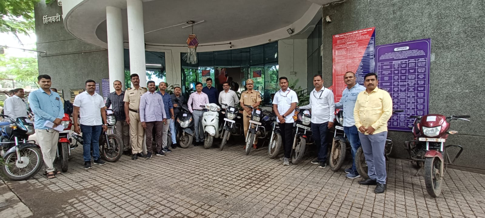 दिवसा वाहनचोरी करणाऱ्या अट्टल चोराला हिंजवडी पोलीसांनी ठोकल्या बेड्या...
