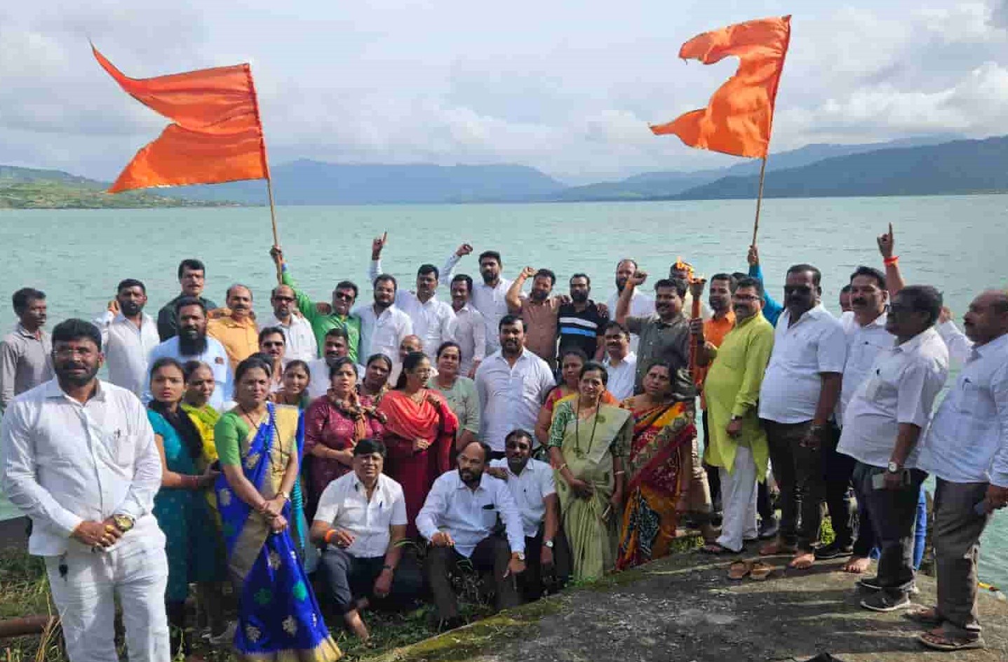 शहराला चोवीस तास पाणीपुरवठा करावा; शिवसेनेची पवनामाईला प्रार्थना.. 