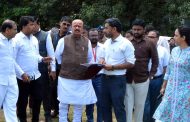 अजमेरा-मोरवाडीतील भूखंडाची राज्याच्या कामगार कल्याण मंत्र्यांकडून पाहणी...