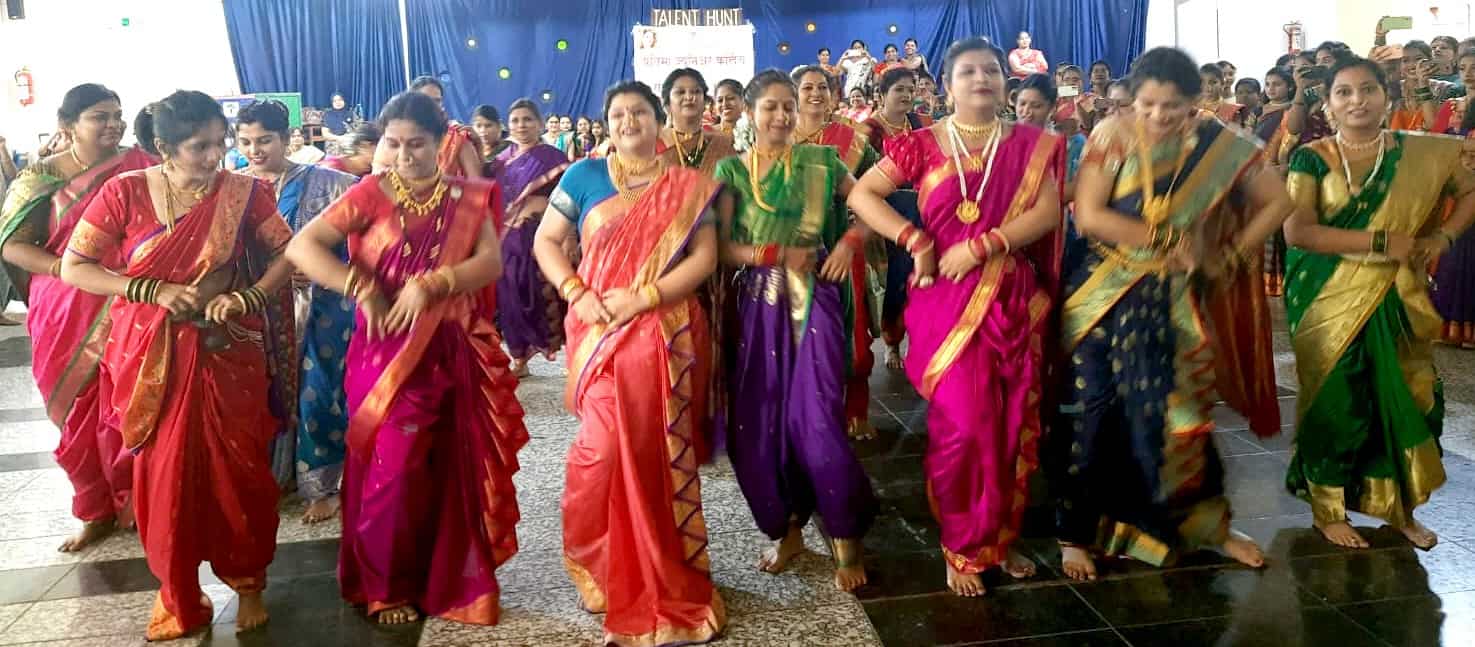 प्रतिभा कनिष्ठ महाविद्यालयात 'मंगळागौर' खेळ रंगला...