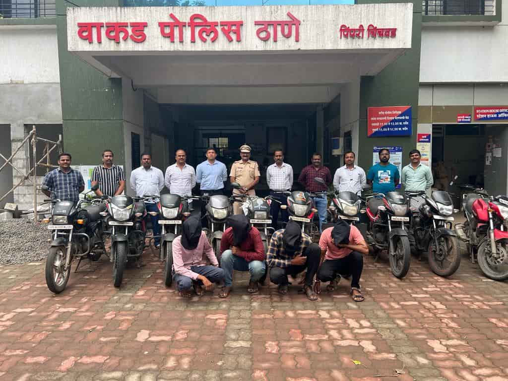 दुचाकी चोरांपासून सावध रहा; पोलिसांनी पाच लाखांच्या दुचाकी केल्या जप्त..