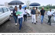 नवनियुक्त अति. आयुक्तांकडून शहरातील विकासकामांना भेटी..