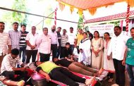 चिंचवडगावातील ओरिएंटल मार्व्हल सोसायटीच्या रक्तदान शिबिरास उस्फुर्त प्रतिसाद...