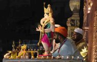 धुंवाधार पावसातदेखील भोसरीत गणेश विसर्जनाला उस्फुर्त प्रतिसाद..