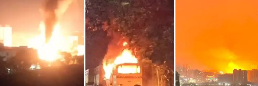 मध्यरात्रीच्या सुमारास लागोपाठ स्फोटांनी ताथवडे हादरलं...