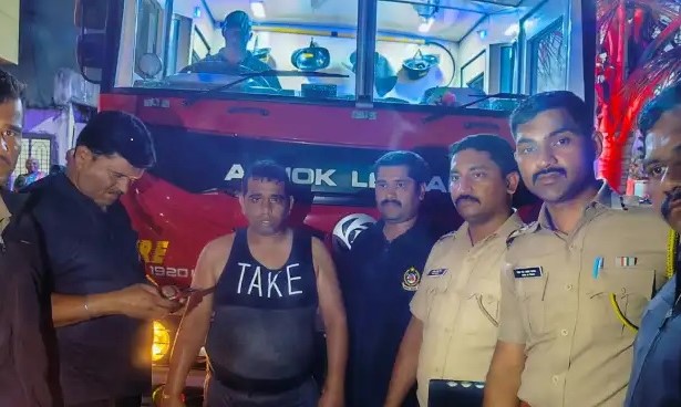 आत्महत्येच्या प्रयत्नातील तरुणाचे पोलीस आणि अग्निशामक दलाने वाचविले प्राण...