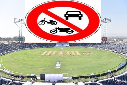 भारत विरुद्ध बांग्लादेश क्रिकेट सामन्यामुळे वाहतुकीत बदल..