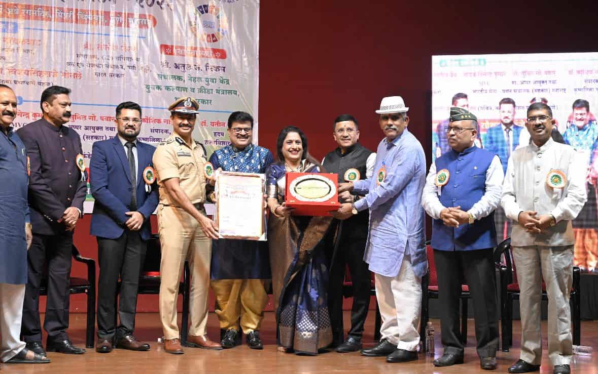 भारतीय वायुसेना दिनानिमित्त अखिल भारतीय स्तरावरील कर्तव्यम महासंमेलनाचे पुणे येथे विशाल आयोजन संपन्न..
