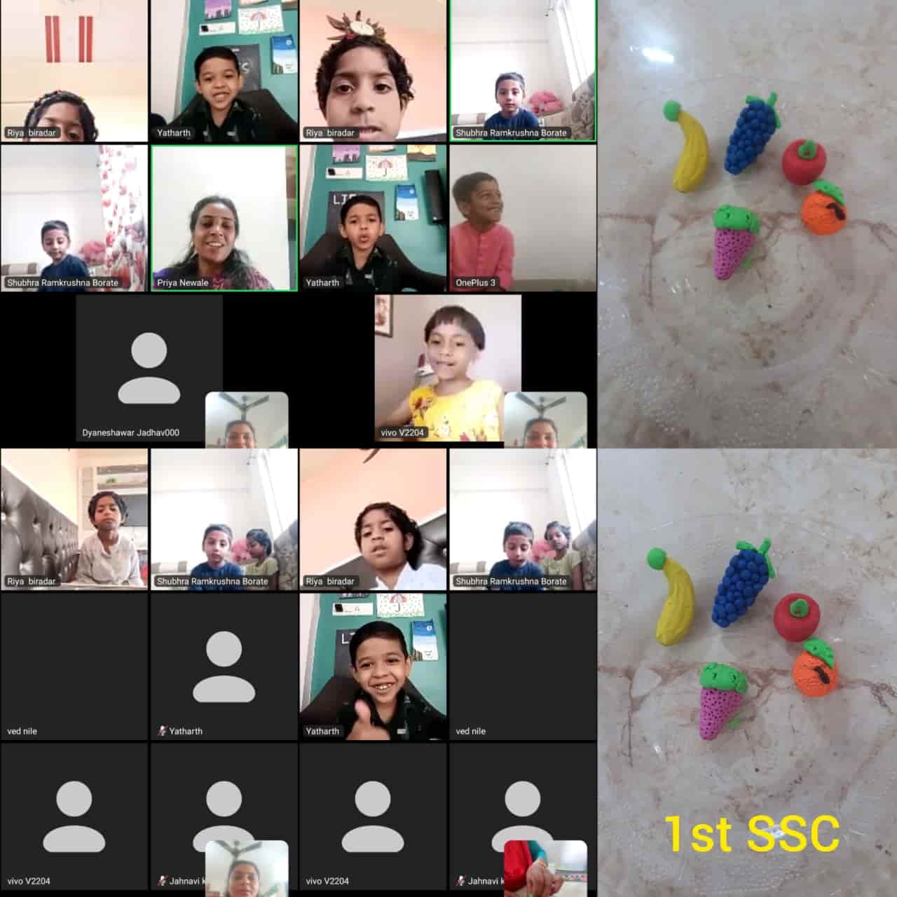 दिवाळी सुट्टीतही विद्यार्थ्यांचा बालदिवस उत्साहात..