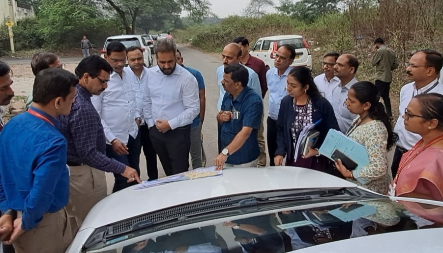 सांगवी, नवी सांगवी, पिंपळे गुरवच्या विकासकामांचा आयुक्तांकडून आढावा..