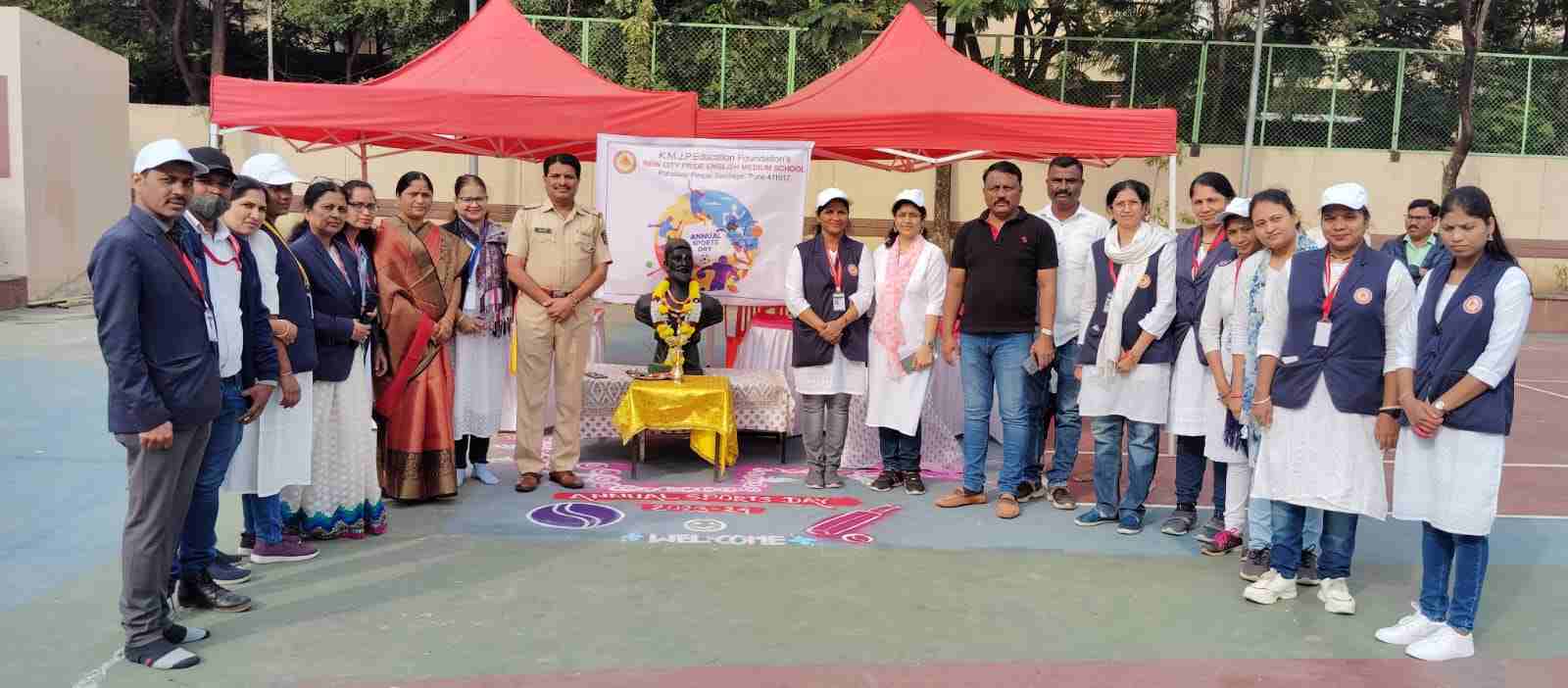 न्यू सिटी प्राईड इंग्लिश मिडियम स्कूलचा क्रीडा महोत्सव उत्साहात...