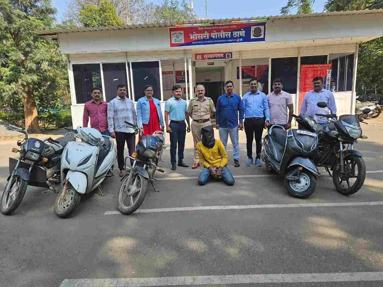 भोसरी, चिंचवडमधून दुचाकींची चोरी आणि दुकान फोडणारा सराईत चोरटा गजाआड...